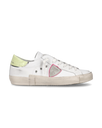 Zapatilla baja PRSX para mujer - blanca y amarilla Philippe Model