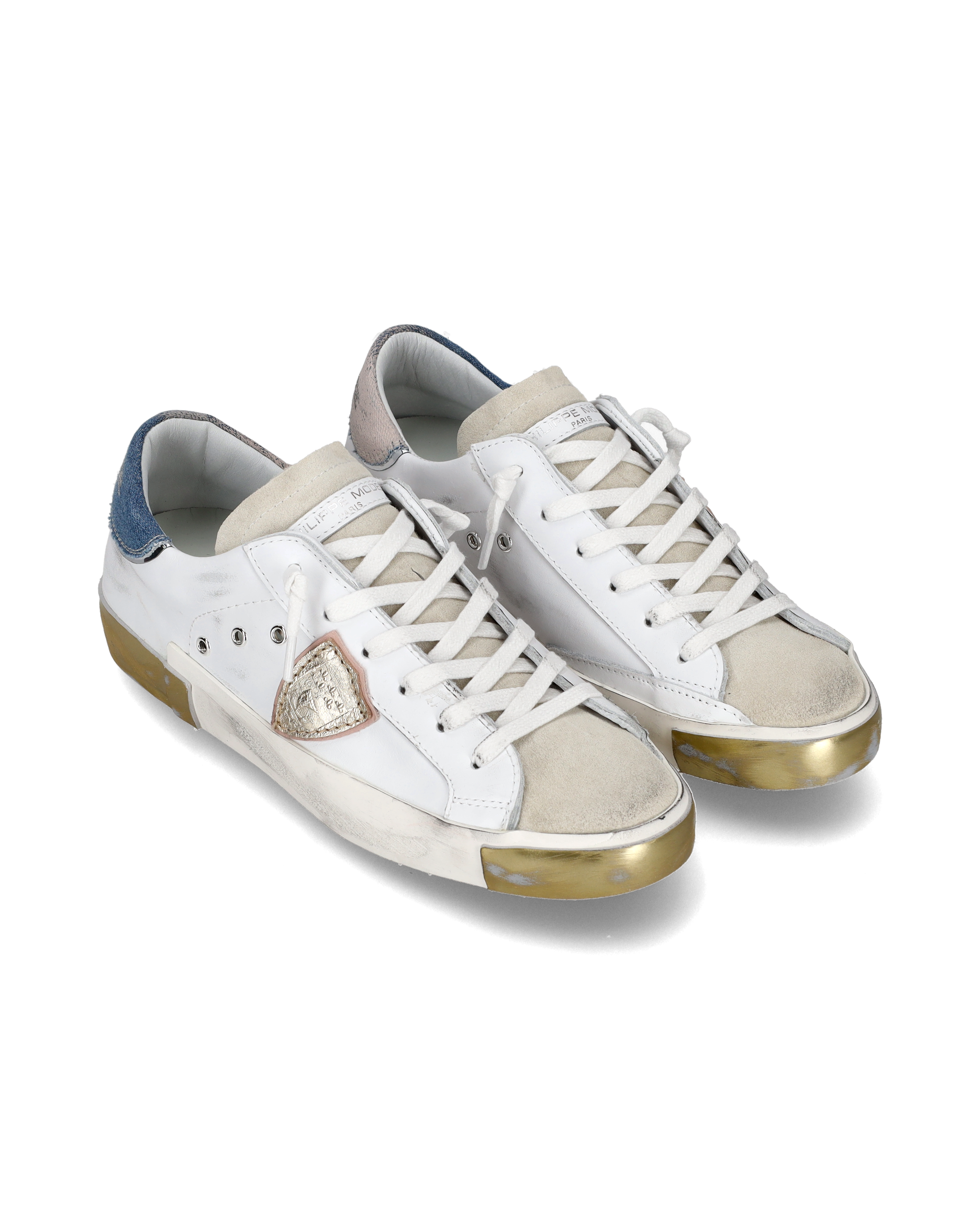 Philippe Model Sneaker bassa PRSX donna - bianco e azzurro