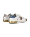 Flache PRSX Sneakers für Damen – Weiß und Hellblau Philippe Model - 3