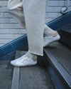 Flache Paris Sneakers für Damen – Weiß & Hellblau Philippe Model - 6