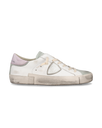 Sneaker bassa PRSX donna - bianco, verde acqua e rosa Philippe Model