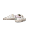 Zapatilla baja PRSX para mujer - blanca, verde agua y rosa Philippe Model - 6