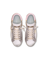 Flache Sneakers PRSX für Damen – Weiß, Animal-Print und Gold Philippe Model - 4