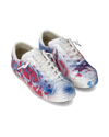 Sneakers Casual Prsx Women, Leather - Blanc Rouge Bleu Philippe Model