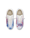 Sneaker bassa PRSX donna - bianco, rosso e blu Philippe Model - 4