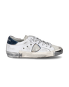 Sneaker basse Paris donna - bianco e argento Philippe Model