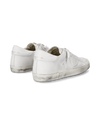 Men's Prsx Low-Top Sneakers in Leather, White Philippe Model - 3