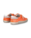 Flache Prsx Sneakers für Herren aus Wildleder – Orange Philippe Model - 3