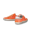 Sneakers Prsx da Uomo Arancioni in Pelle Scamosciata Philippe Model - 6
