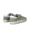 Sneakers Prsx da Uomo Verde militare in Pelle Scamosciata Philippe Model - 3