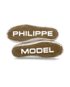 Flache Prsx Sneakers für Herren – Weiß und Grau Philippe Model - 5