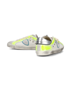 Flache Prsx Sneakers für Herren – Weiß und Neongelb Philippe Model - 6