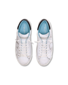 Flache PRSX Sneakers für Herren – Weiß & Schwarz Philippe Model - 4
