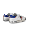 Sneaker basse Prsx uomo - bianco, blu e rosso Philippe Model - 3