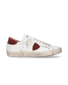 Sneaker casual Prsx da uomo in pelle - Bianco e rosso Philippe Model