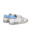 Baskets tennis Prsx homme bleu clair et blanc Philippe Model - 3