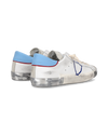 Sneaker tennis Prsx da uomo - Azzurro e bianco Philippe Model - 3