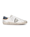 Men's low Prsx sneaker - white, blue and orange Philippe Model - 1