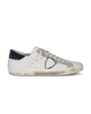 Flache PRSX Sneakers für Herren – Weiß & Blau Philippe Model