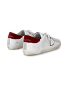 SNEAKERS PRSX TENNIS MEN BURGUNDY WHITE Philippe Model - 3