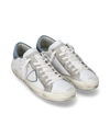 Sneakers Casual Prsx Men Suede White Denim Philippe Model