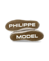 Zapatilla Prsx para hombre de caña baja en piel - Amarillo mostaza y blanco Philippe Model - 5