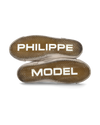 Sneaker basse Prsx uomo - bianco, grigio e azzurro Philippe Model - 5