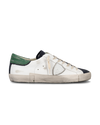 Zapatilla baja Prsx para hombre - blanca, azul y verde Philippe Model