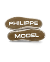 Flache Prsx Sneakers für Herren – Weiß und Orange Philippe Model - 5