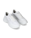 Women's Rivoli Low-Top Sneakers in Leather, White Philippe Model