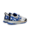 Men’s low Rocx trekking sneaker - white and bluette Philippe Model - 3