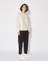 Pullover mit Rundhalsausschnitt für Damen aus Leder – Ecru Philippe Model - 6