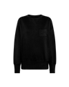 Women's Crew Neck in Jersey, Black Philippe Model