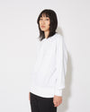 Women's Crew Neck in Jersey, White Philippe Model - 3