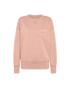 Pullover mit Rundhalsausschnitt für Damen aus Jersey – Rosa Philippe Model