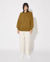 Women's Crew Neck in Jersey, Oil Philippe Model - 6