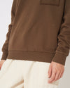 Camiseta de punto con cuello redondo para mujer - Avellana Philippe Model - 5