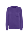 Women's Crew Neck in Jersey, Purple Philippe Model