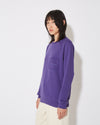 Camiseta de punto con cuello redondo para mujer - Morado Philippe Model - 3