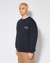 Men's Crew Neck in Jersey, Blue Philippe Model - 3