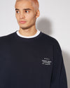 Men's Crew Neck in Jersey, Blue Philippe Model - 5