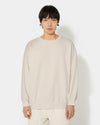 Men's Crew Neck in Leather, Ecru Philippe Model - 2