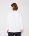 Camiseta de punto con cuello redondo para hombre - Blanco Philippe Model - 4