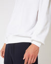 Camiseta de punto con cuello redondo para hombre - Blanco Philippe Model - 5