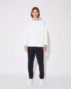 Men's Crew Neck in Jersey, White Philippe Model - 6