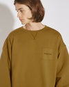 Camiseta de punto con cuello redondo para hombre - Amarillo aceite Philippe Model - 4