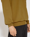 Camiseta de punto con cuello redondo para hombre - Amarillo aceite Philippe Model - 5