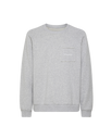 Men's Crew Neck in Jersey, Melange Gray Philippe Model