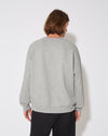 Men's Crew Neck in Jersey, Melange Gray Philippe Model - 4