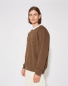 Camiseta de punto con cuello redondo para hombre - Avellana Philippe Model - 3